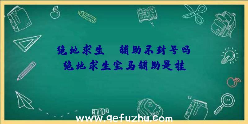 「绝地求生dm辅助不封号吗」|绝地求生宝马辅助是挂